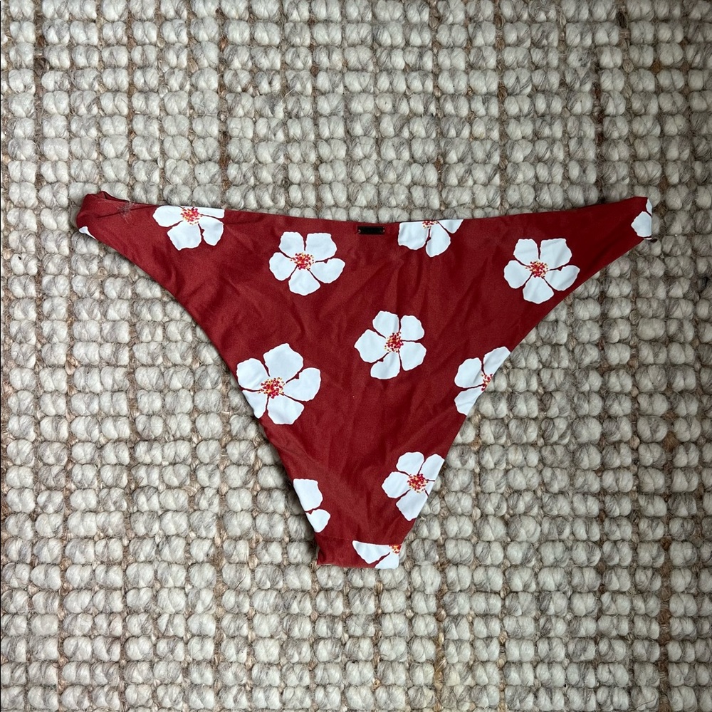 Brick Red O’Neill Floral Swim Bottoms